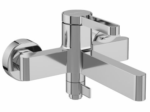  OM 浴室混合龙头带淋浴 STWORKI Lexand S03d模型 