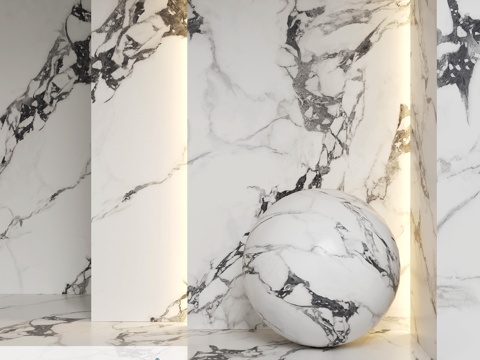  TechGres大尺寸陶瓷板 BALGRI WHITE3d模型 