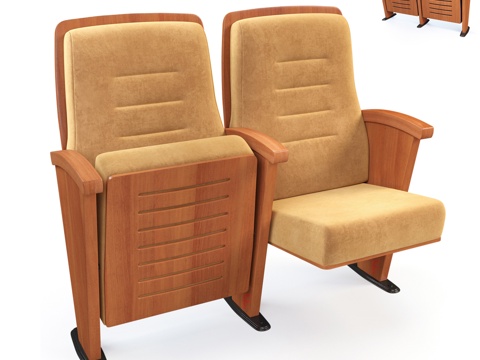  Furnitrade剧院座椅 Chester OM3d模型 