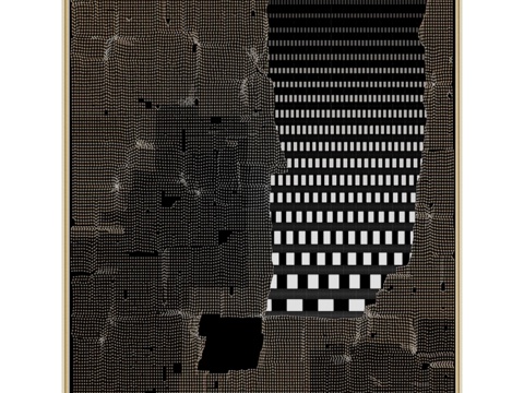  SMART GALLERY OM绘画作品《空间位移》3d模型 