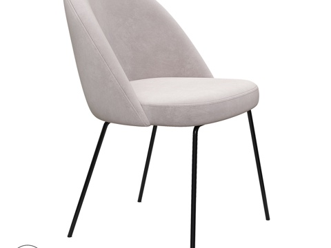  OM椅子 洛杉矶3d模型 