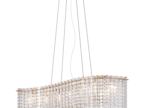  OM水晶吊灯Stilfort Delone系列3d模型 