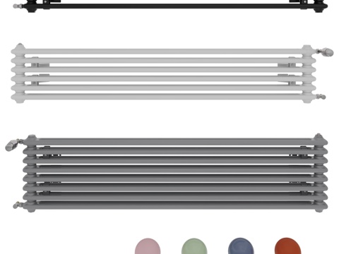  Wabeh ST系列管状暖气片3d模型 