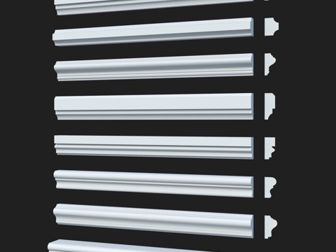  光滑装饰线条套装44. LepGrand3d模型 