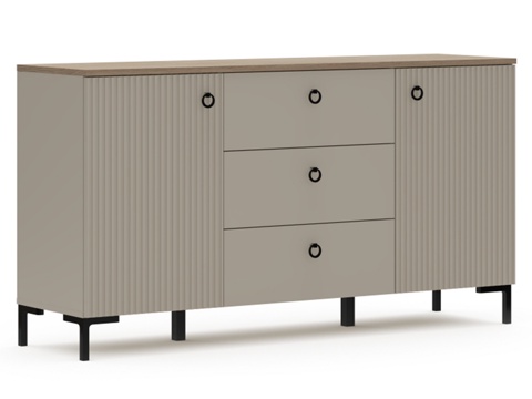  三抽屉双门柜 Zima（冬季）3d模型 