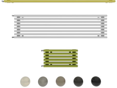  WABEH 佛罗伦萨 H型暖气片3d模型 