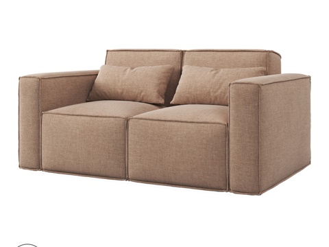  OM沙发LOFT带缝线款0013d模型 