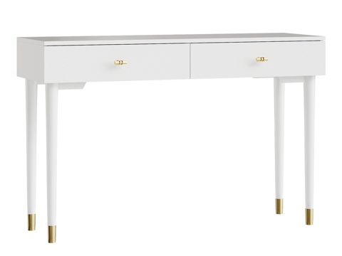  马德里边桌3d模型 