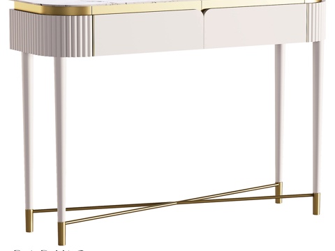  Casa Cuore边桌3d模型 