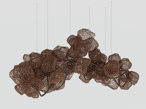  艺术吊灯3d模型 