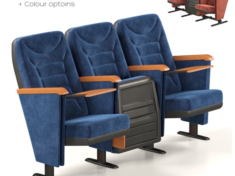  Furnitrade会议椅Sputnik V5配OM扶手3d模型 