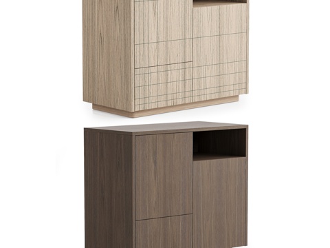  OM tioTeo巴腾系列抽屉柜33d模型3d模型 