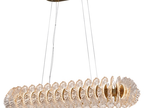  海洋萤石1000毫米吊灯FL1094-8PO (OM)3d模型 