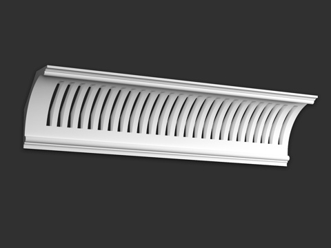  装饰性檐口 SK186V (通风)3d模型 