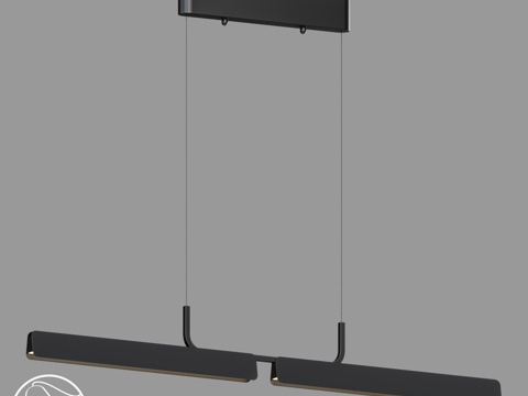  LampsShop.ru L1861 双臂Qinkel吊灯3d模型 