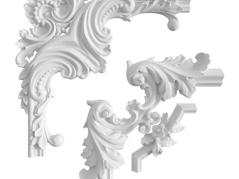  角落 #194、#195、#197 和 #1983d模型 