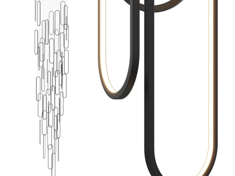  吊灯框架 IT-1621-径向-503d模型3d模型 