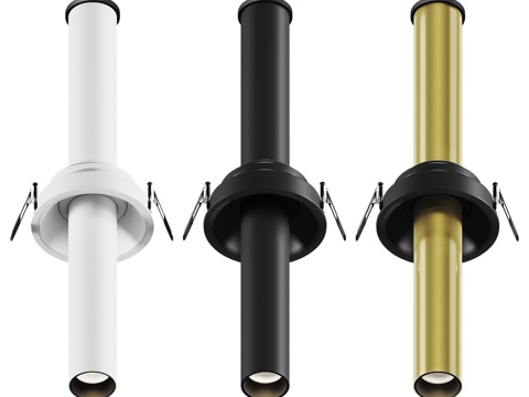  Focus T 嵌入式灯具3d模型 