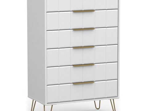  色伦加抽屉柜3d模型 