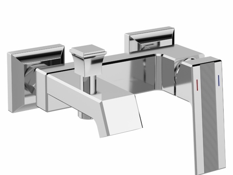  OM STWORKI 奥登塞S12100CR浴缸淋浴龙头3d模型 