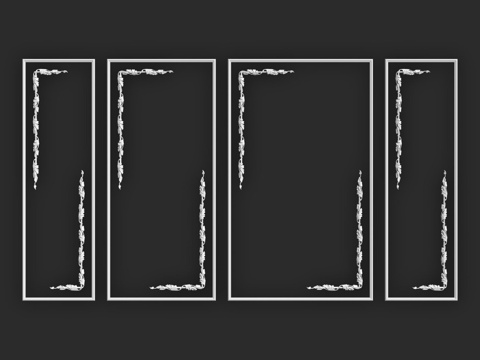 迪卡特画框-483d模型 