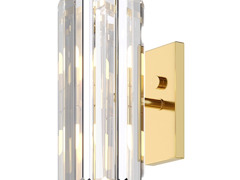  OM水晶壁灯斯蒂尔福特双子系列3d模型 