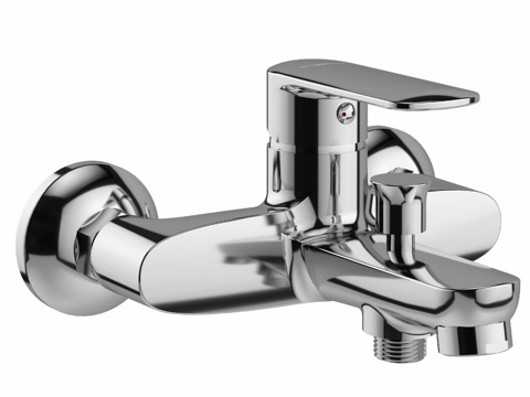  OM浴缸龙头带淋浴 STWORKI哈德斯滕S171003d模型 