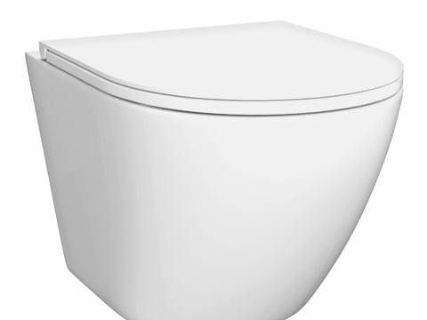  OM DIWO Elista 4412 壁挂式马桶，无水敛，3d模型 