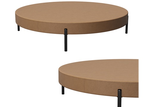  科斯塔贝拉 - 皮革桌 OM3d模型 