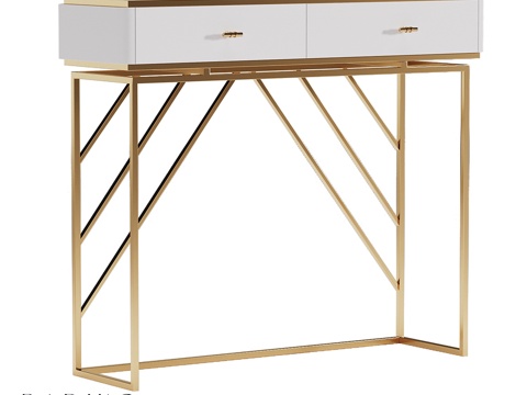  Apolloni边桌3d模型 