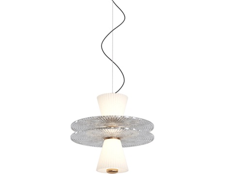  40028 1 LED吊灯白色3d模型 