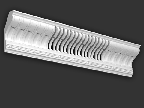  装饰檐口 SK237N (套装)3d模型 