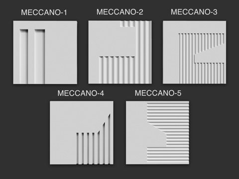  3D面板基础构建器MECCANO3d模型 