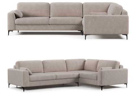  波特兰转角沙发3d模型 