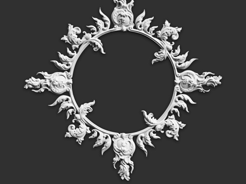  装饰花饰 SR803d模型 