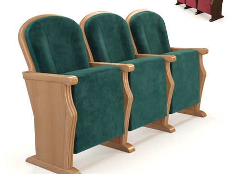  Furnitrade剧院椅Luxor V4 OM3d模型 