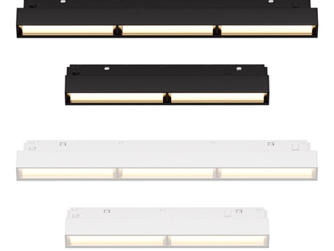  Parete轨道灯3d模型 