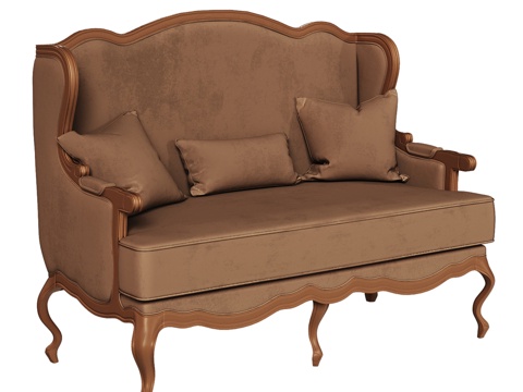  经典风格OM沙发3d模型 