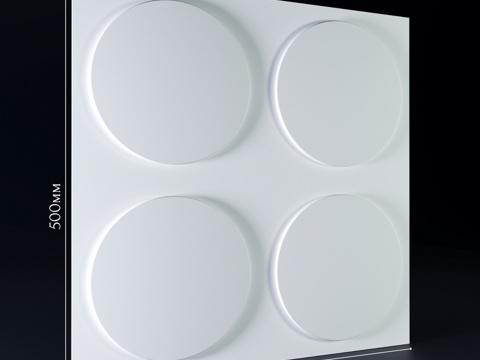  石膏3D面板 Loft3d模型 