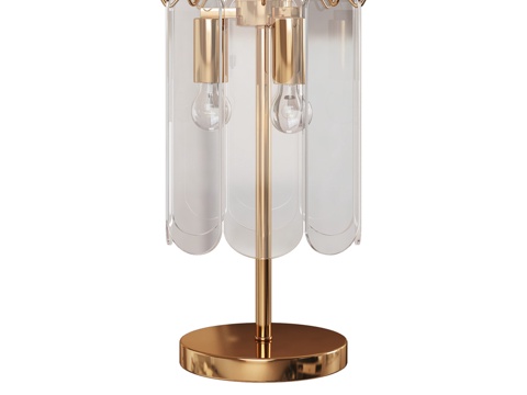  01170 3台灯金色3d模型 