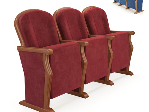  Furnitrade剧院座椅Luxor V5 OM3d模型 