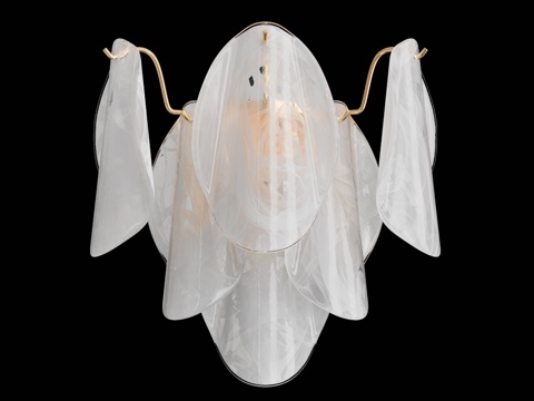  Crystal Lux EMILIA AP2 GOLD壁灯3d模型 