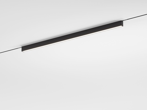  迷你磁吸轨道灯 12W 3000K (黑色) 851713d模型 