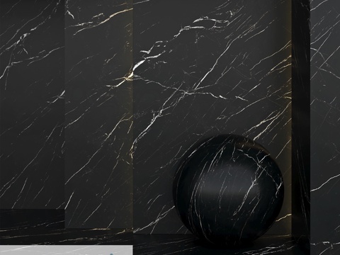  TechGres 大尺寸陶瓷板 NERO MORQUINA3d模型 