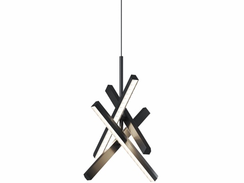  OM LED灯，黑色，透明，EUCLIDICS，LED，43d模型 