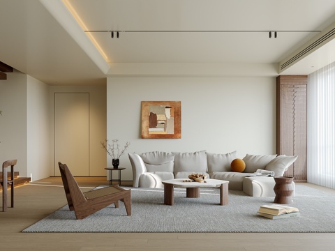  中古风客餐厅3d模型 