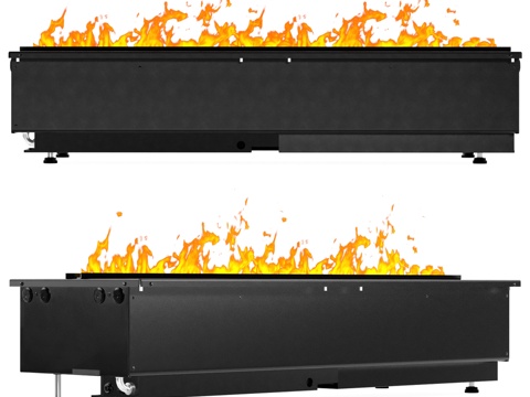  OM壁炉卡式1000 PS（不含柴火）3d模型 