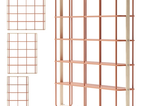  PODHOZHU设计Hiza书架3d模型 