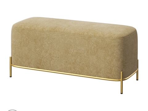  OM Grass 100长凳3d模型 