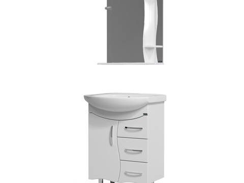  OM SANITA LIRA 盥洗柜 + LIRA 镜 +3d模型 